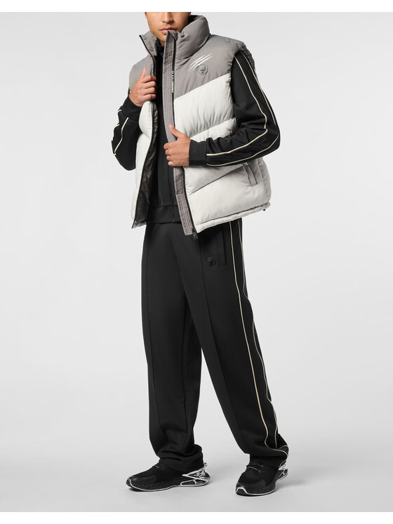 Plein Sport Plein Sport Gilet 24003 Grigio Regular Fit