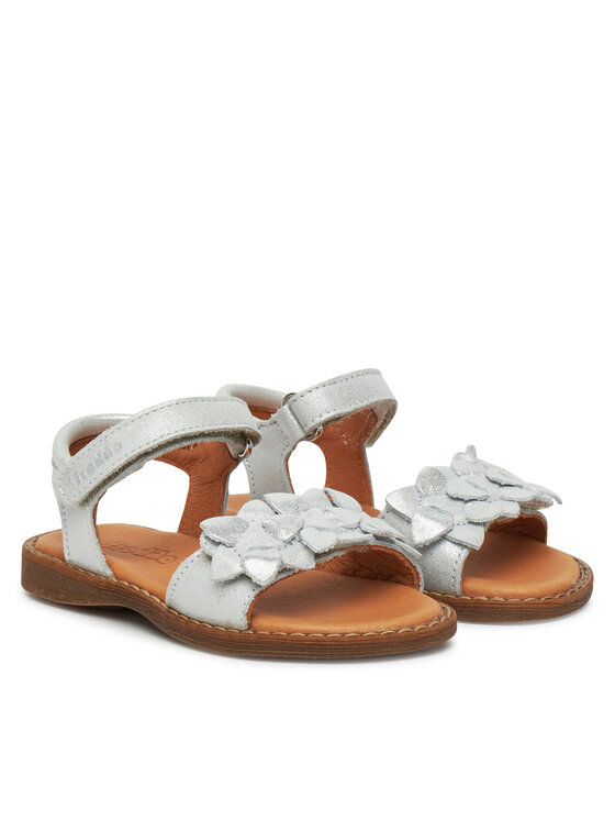 Froddo Froddo Sandalen Lore Flowers G3150251-26 M Silberfarben
