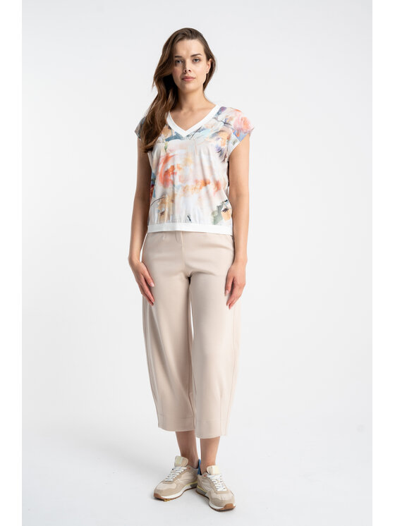 CLICK CLICK Παντελόνι υφασμάτινο 30-354 Μπεζ Regular Fit