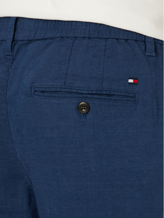 Tommy Hilfiger Tommy Hilfiger Čino bikses Denton MW0MW42337 Zils Straight Fit