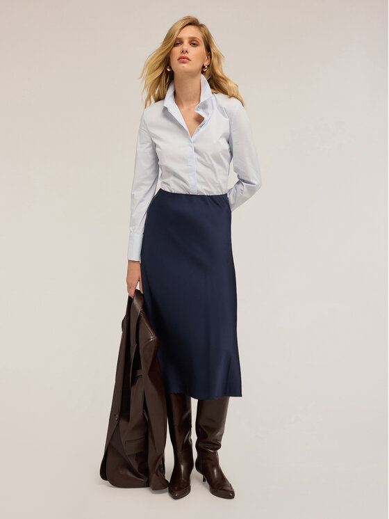 Motivi Motivi Koszula 5326Q100845N011 Turkusowy Slim Fit