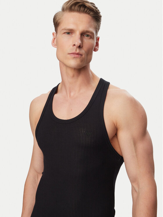 Emporio Armani Emporio Armani Majica brez rokavov EM000387 AF18892 FC243 Črna Slim Fit