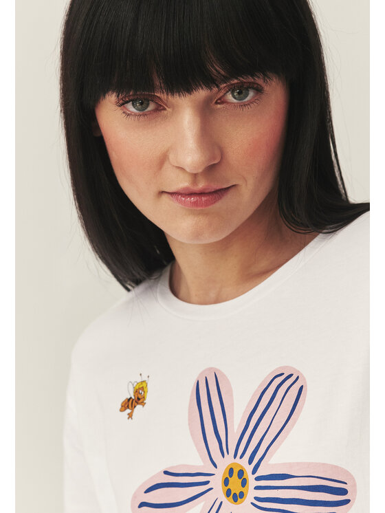 TATUUM Tatuum T-Shirt CARLA Bílá Classic Fit