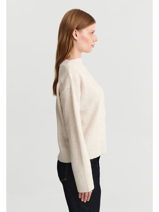 TATUUM TATUUM Sweter ALVERANA Kremowy Classic Fit