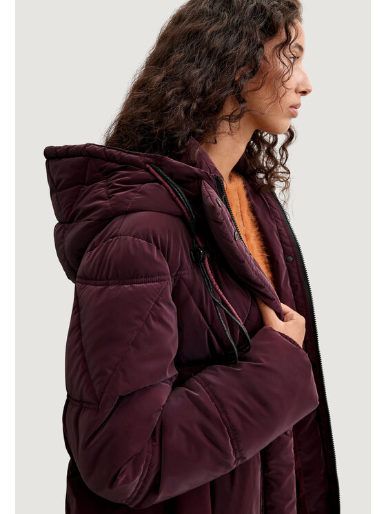 Desigual Desigual Μπουφάν πουπουλένιο COAT_PRISCILLA Κόκκινο Modern Fit
