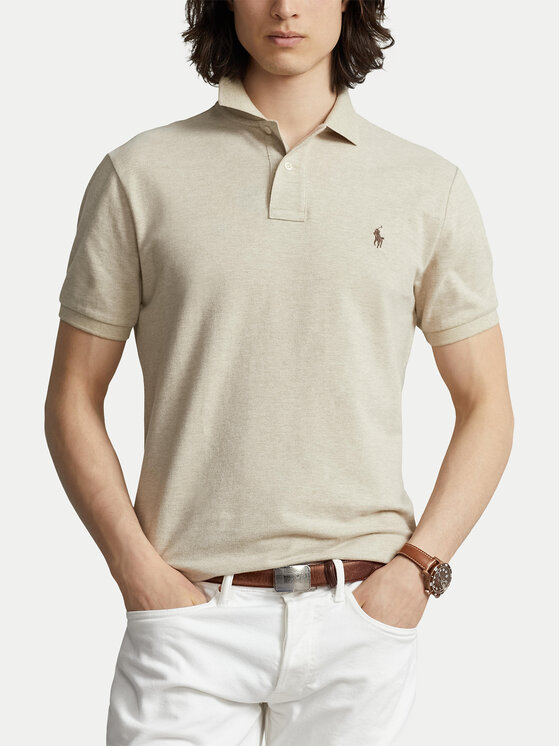Polo Ralph Lauren Polo Ralph Lauren Polo 710536856215 Beżowy Slim Fit