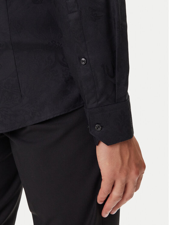 HUGO HUGO Koszula Elisha02 50544981 Czarny Slim Fit