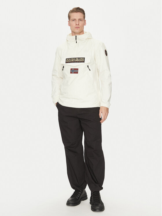 Napapijri Napapijri Anorak jakna Rainforest NP0A4HX6 Écru Regular Fit