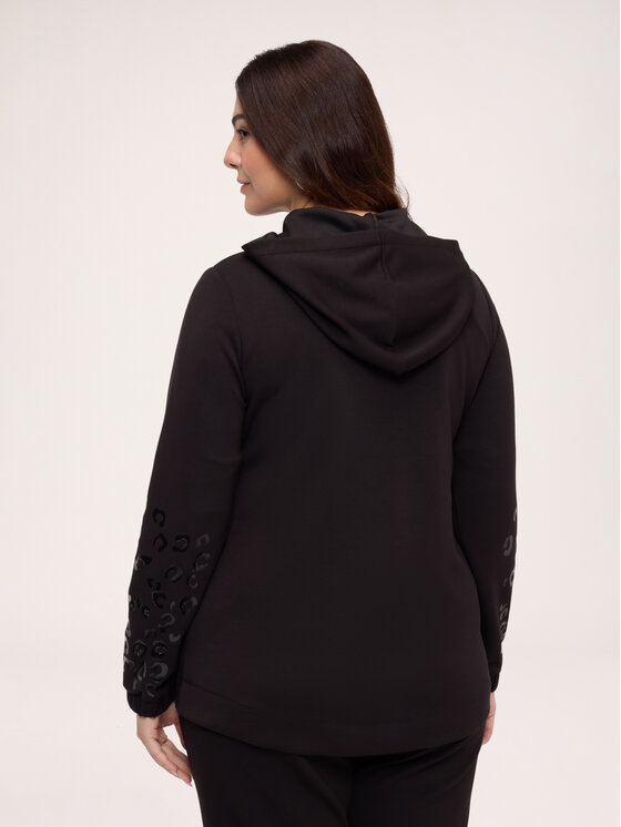 Fiorella Rubino Fiorella Rubino Bluza G866L009410N033 Czarny Over Fit