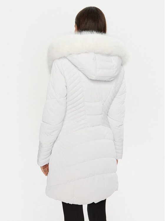Guess Guess Vatovaná bunda New Oxana W4BL61 WGLZ0 Biela Regular Fit