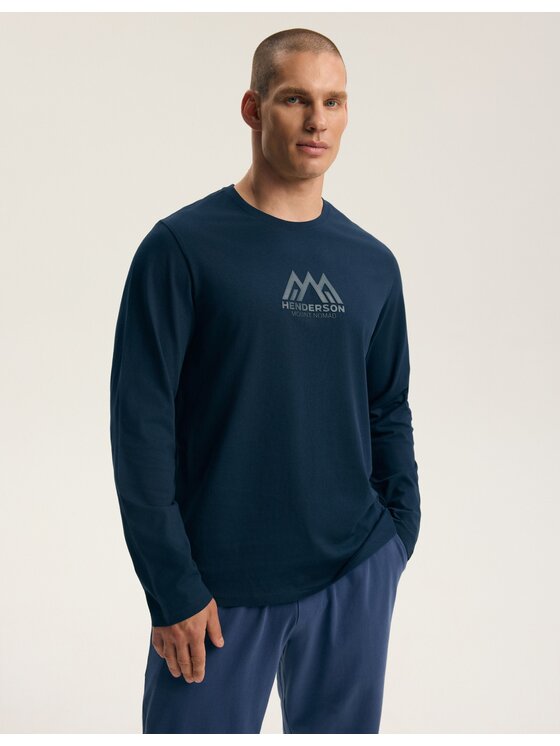 Henderson Henderson Piżama 45499 Granatowy Regular Fit