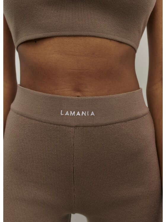 La Mania La Mania Pantaloncini sportivi ENDING Marrone Active Fit