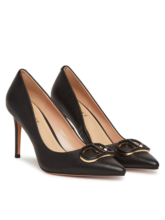 TWINSET TWINSET Pantofi cu toc subțire 251TCP060 Negru