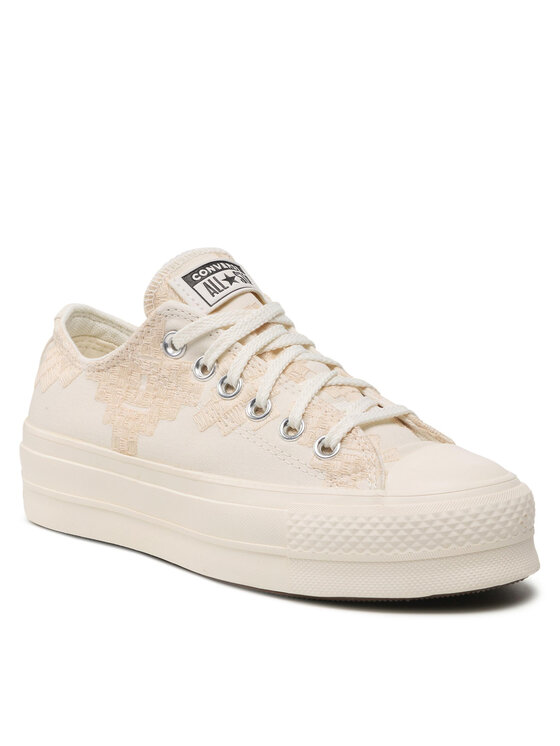 Converse Converse Sneakers aus Stoff Ctas Lift Ox A02225C Beige