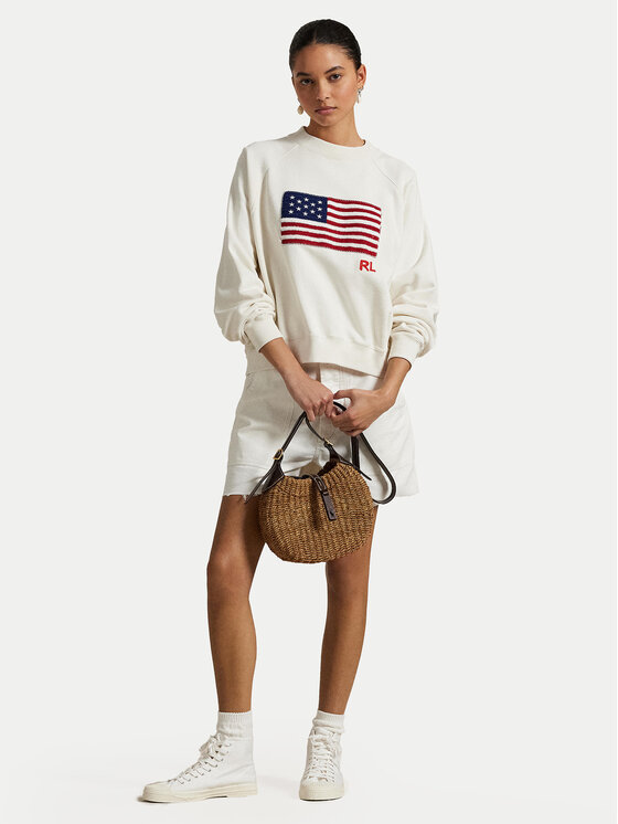 Polo Ralph Lauren Polo Ralph Lauren Світшот 211965098001 Білий Relaxed Fit