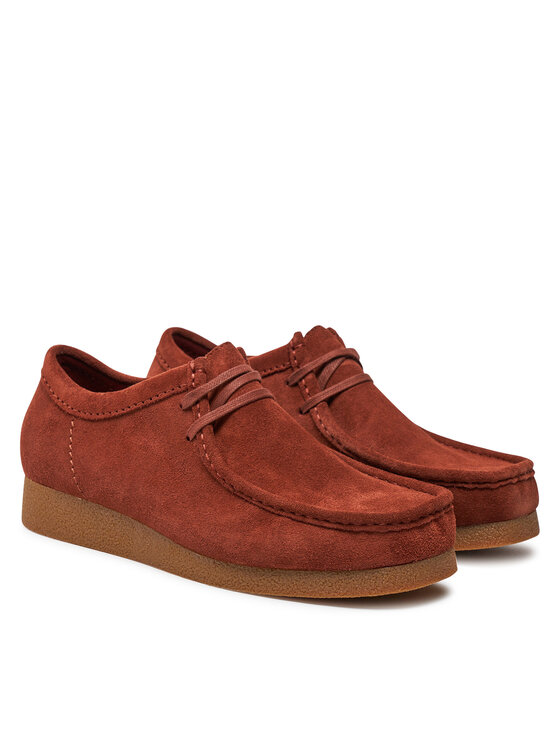 Clarks Clarks Mokasinke Wallabee Evo 26178278 Narančasta