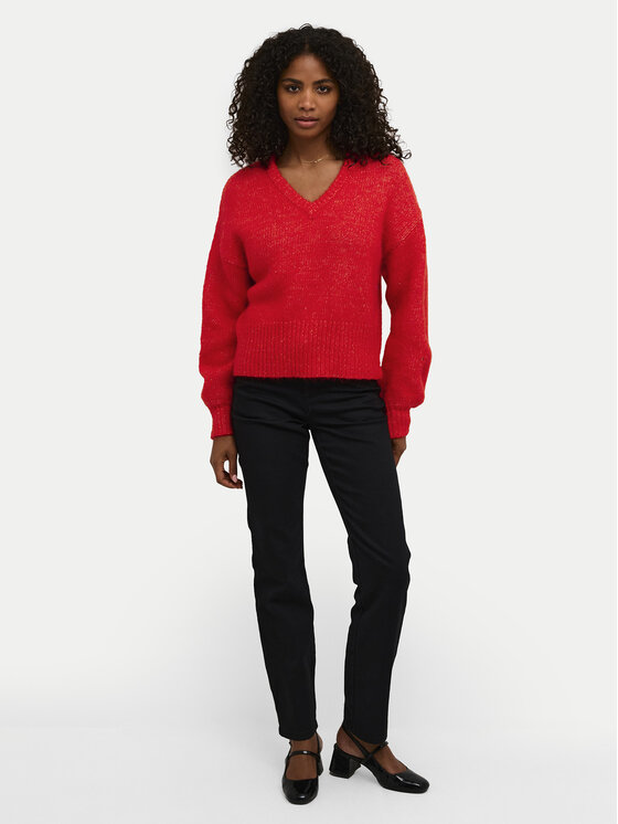 Kaffe Kaffe Πουλόβερ Trina 10508973 Κόκκινο Loose Fit
