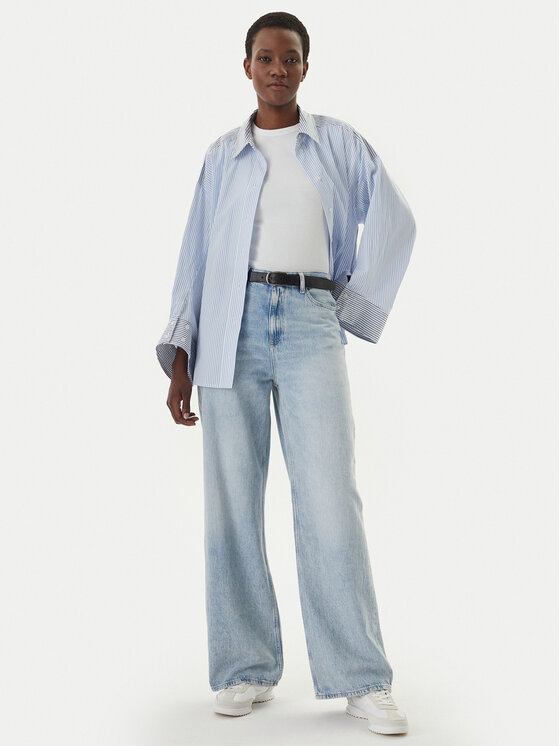 Tommy Jeans Tommy Jeans Jeansy Claire DW0DW22659 Modrá Wide Leg