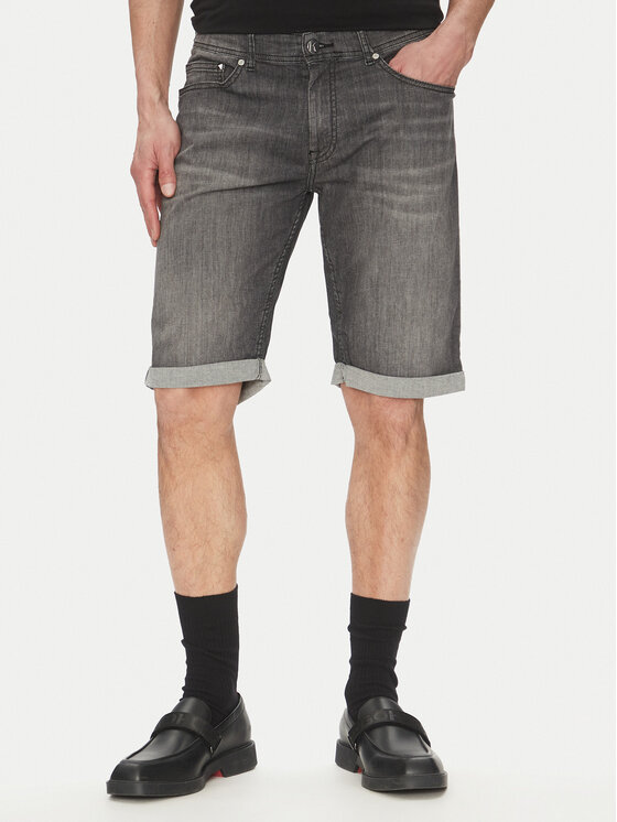 KARL LAGERFELD Pantaloncini di jeans 265820 552833 Nero Regular Fit, taglia : 35_30