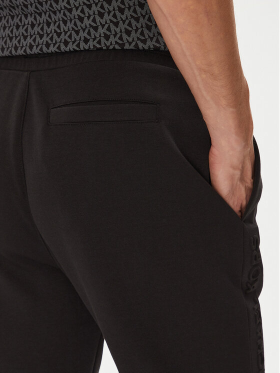 Michael Kors Michael Kors Spodnie dresowe CR552G65MF Czarny Regular Fit