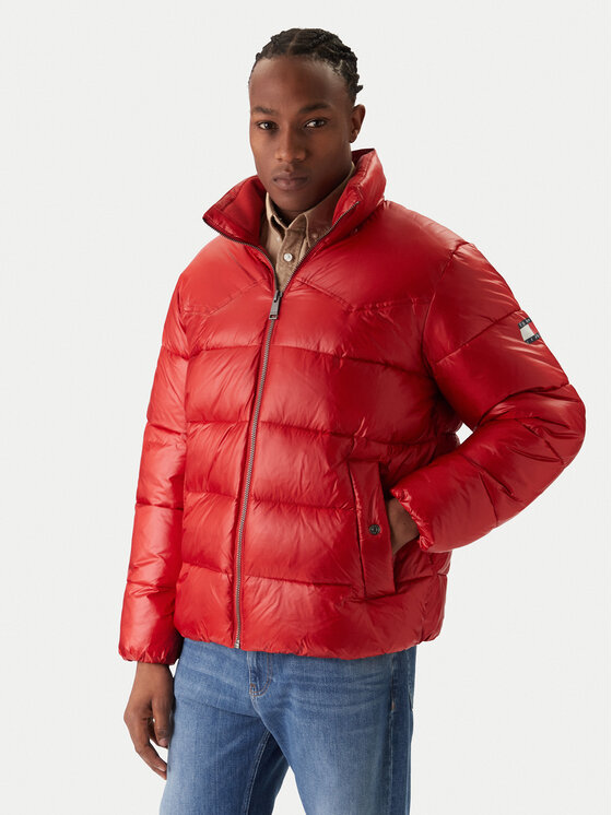 Tommy Jeans Tommy Jeans Télikabát Western DM0DM22286 Piros Regular Fit
