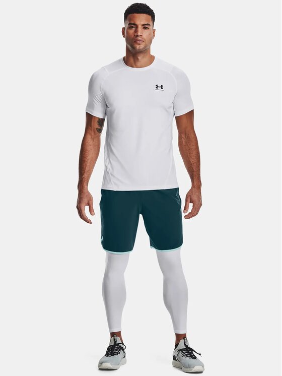 Under Armour Under Armour Legginsy 1361586-100 Biały Regular Fit