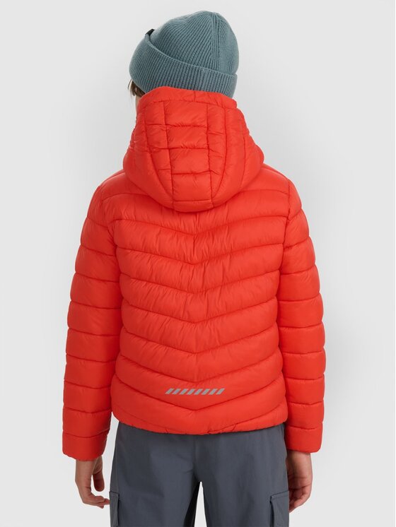 4F 4F Vatovaná bunda 4FJRAW25TDJAM0819-62S Červená Regular Fit