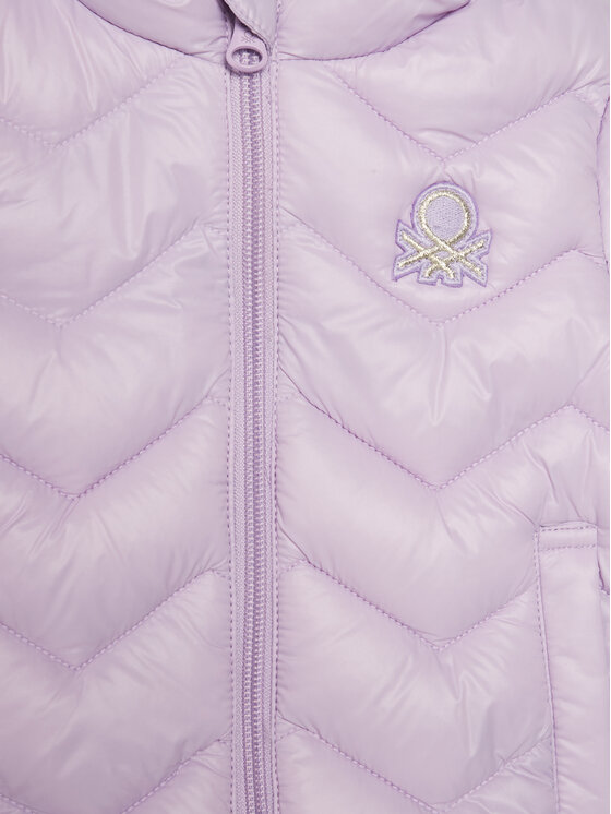 United Colors Of Benetton United Colors Of Benetton Kurtka zimowa 21INGN02Z Fioletowy Regular Fit