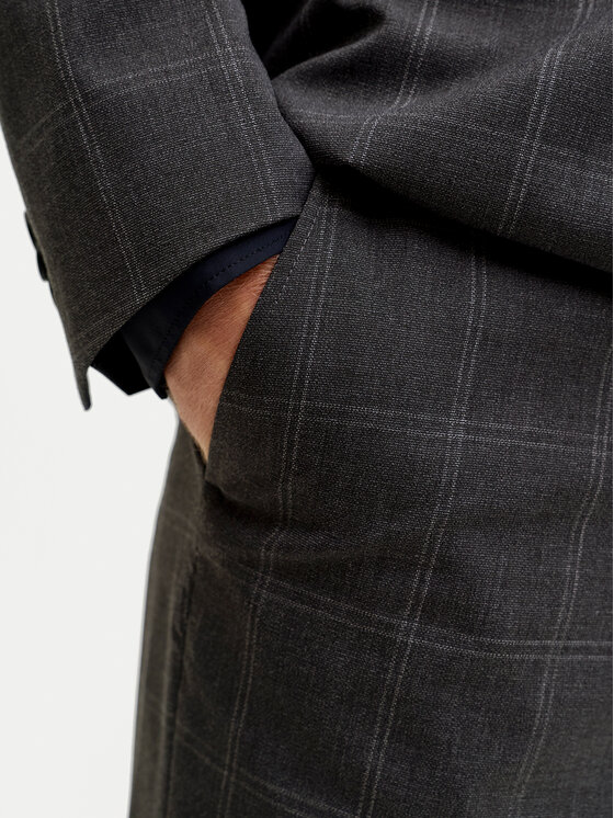 Jack & Jones Jack & Jones Oblek Franco 12183530 Šedá Super Slim Fit