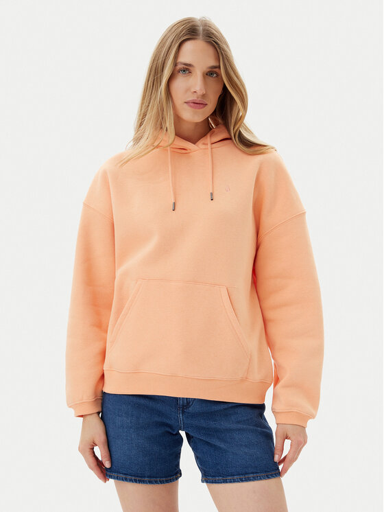 Volcom Volcom Bluză Stone Heart Up B4112509 Portocaliu Oversize