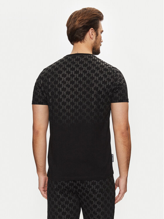 KARL LAGERFELD KARL LAGERFELD Marškinėliai 755099 551251 Juoda Regular Fit