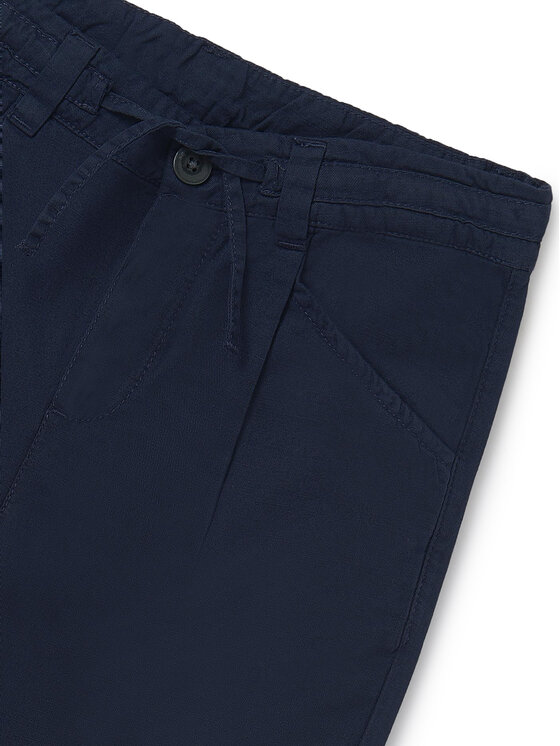 Mayoral Mayoral Pantaloni din material 6525 Bleumarin Relaxed Fit