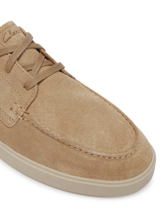 Clarks Clarks Обувки Lockford Boat 26186187 Бежов