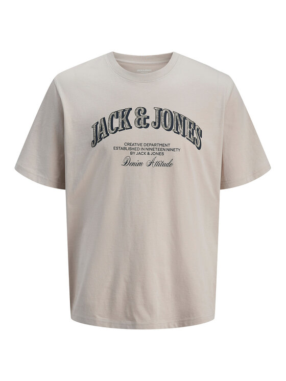 Jack & Jones Jack & Jones T-shirt Denver 12291213 Siva Relaxed Fit