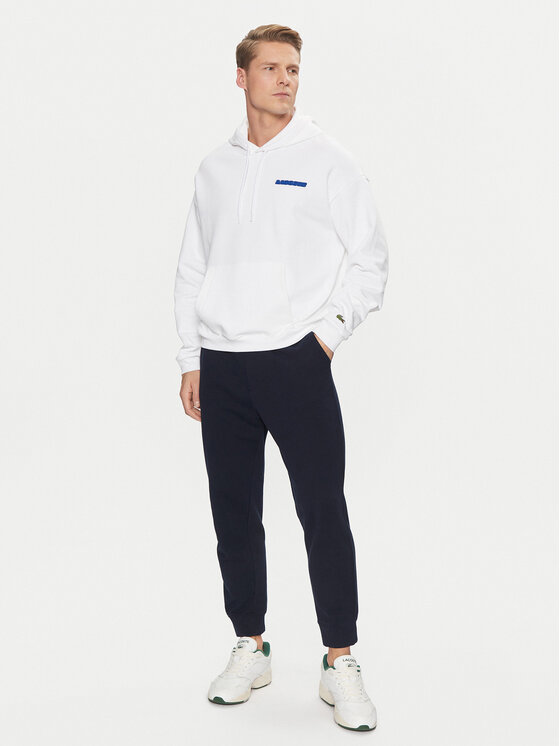 Lacoste Lacoste Pluus SH6533 Valge Loose Fit