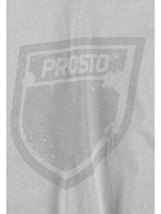 PROSTO. PROSTO. Longsleeve Splash Shield Szary Regular Fit