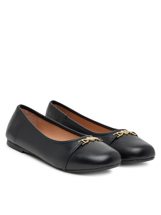 LOVE MOSCHINO LOVE MOSCHINO Baleriny JA11081G1NIE000038 Czarny