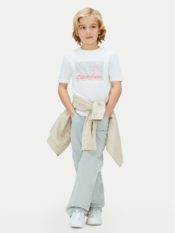 Calvin Klein Jeans Calvin Klein Jeans Тишърт LVCKSJA04B Бял Regular Fit