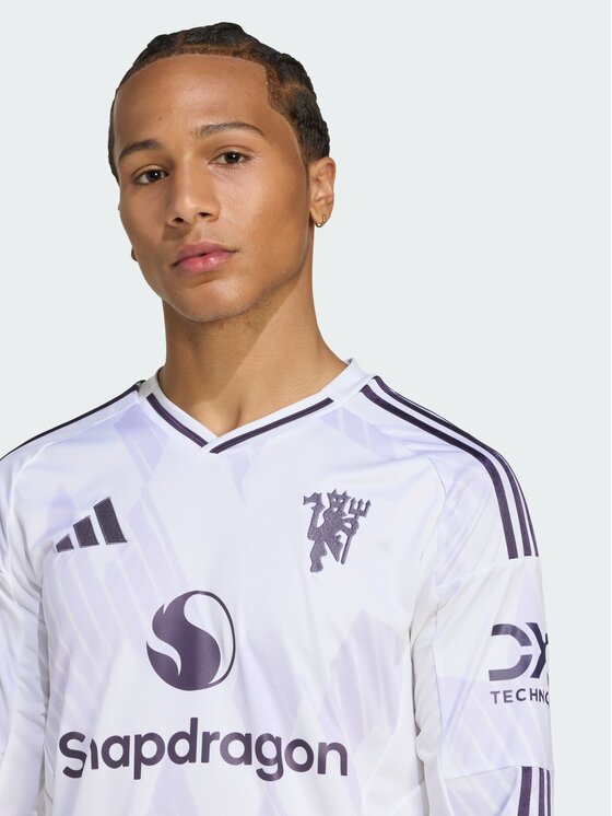 adidas adidas Koszulka techniczna Manchester United 25/26 Away Jersey Biały Slim Fit
