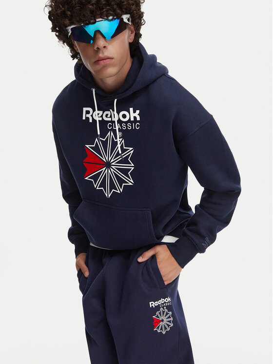 Reebok Reebok Džemperis Hainrich RK25734CCM Tamsiai mėlyna Regular Fit