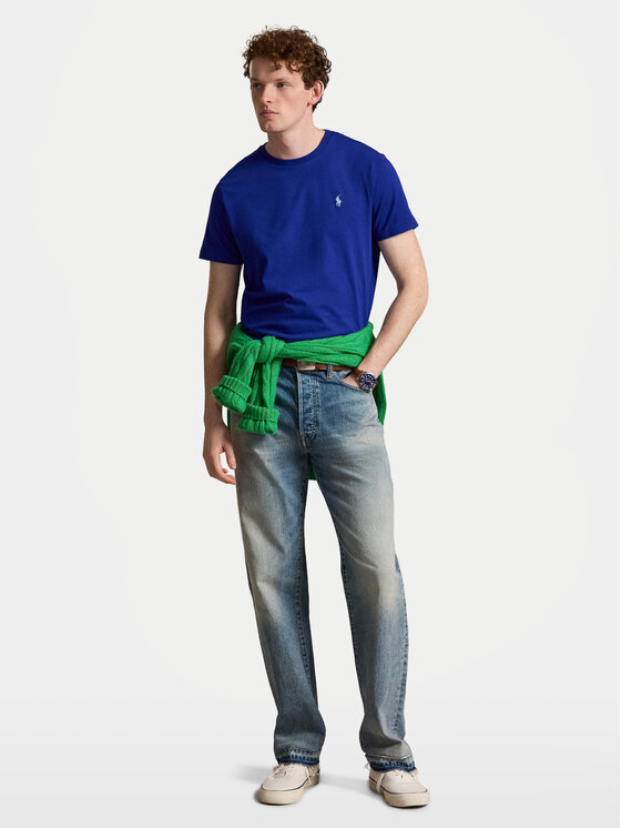 Polo Ralph Lauren Polo Ralph Lauren T-Shirt 710671438529 Niebieski Regular Fit