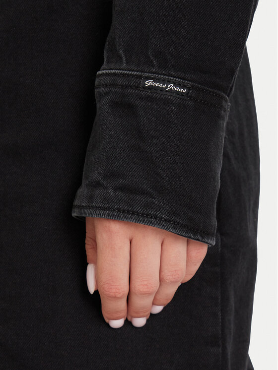 Guess Jeans Guess Jeans Džinsa kleita W5BK48 D0831 Melns Slim Fit