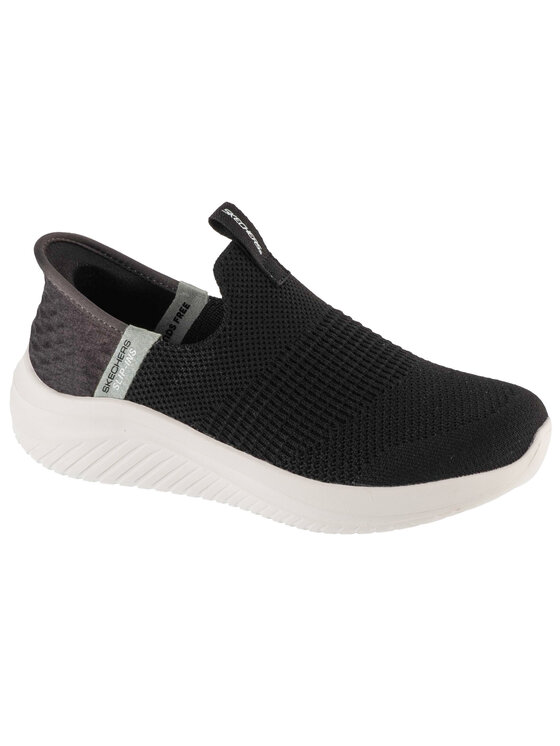 Dziecięce Sneakersy Skechers, Rozmiar 32, Czarne, Skechers Slip-Ins Ultra Flex 3.0 - Smooth Step
