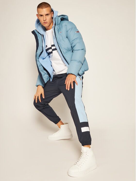Tommy Jeans Pūkinė striukė Essential DM0DM08762 Mėlyna Regular Fit •  Modivo.lt