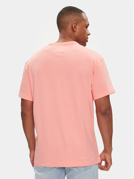Tommy Jeans Tommy Jeans T-Shirt DM0DM18872 Różowy Regular Fit