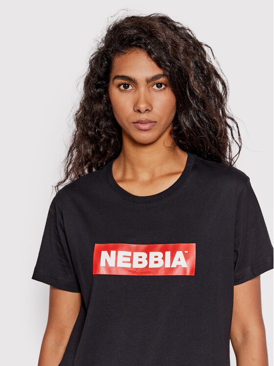 NEBBIA NEBBIA T-särk 592 Must Regular Fit