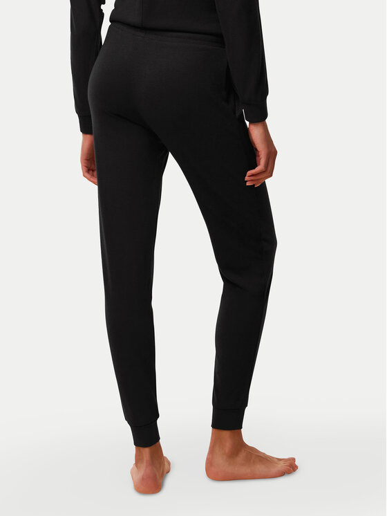 Triumph Triumph Spodnji del pižame Cozy Comfort 10216531 Črna Regular Fit