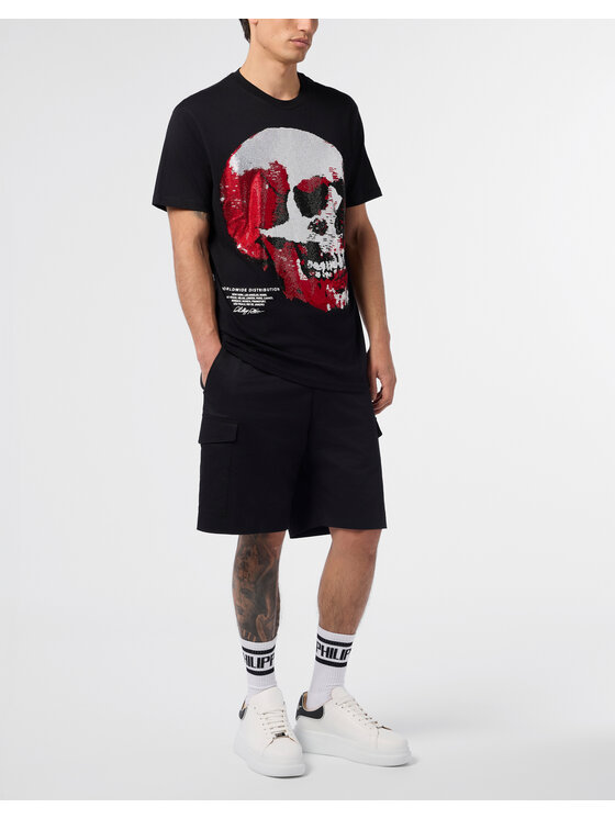 PHILIPP PLEIN PHILIPP PLEIN T-Shirt 28970 Czarny Regular Fit