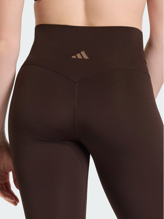 adidas adidas Legginsy 162906 Brązowy Fitted Fit