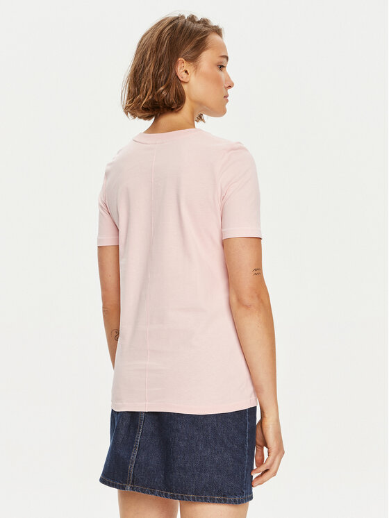 Tommy Hilfiger Tommy Hilfiger Тишърт Script WW0WW42589 Розов Regular Fit